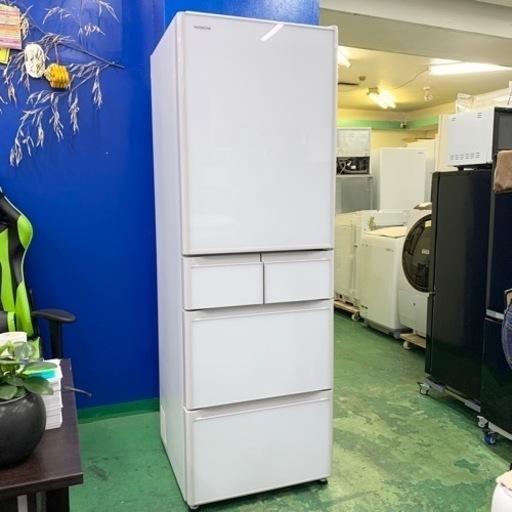 ⭐️HITACHI⭐️冷凍冷蔵庫　2021年401L美品自動製氷　大阪市近郊配送無料