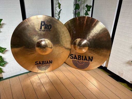 【愛品館八千代店】SABIAN PRO ROCK HATS　14インチ　トップ＆ボトム