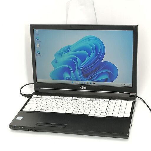 日本製 15.6型 ノートパソコン 富士通 A577/RX 中古良品 第7世代 Core i5 8GB 500GB DVDRW 無線 Wi-Fi Bluetooth Windows11 Office