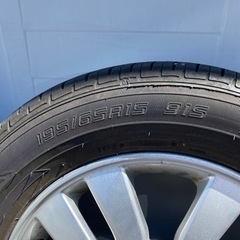 セレナ純正ホイール付き　ダンロップサマータイヤ４本