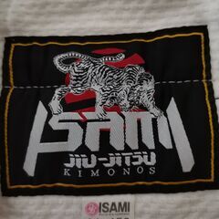 東京イサミ『JJ-450 TORA Jiu-Jitsu-GI』A3サイズ白柔術衣