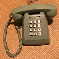 レトロ❗️緑電話☎