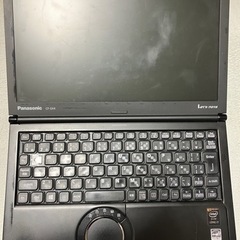 ノートパソコン　Panasonic CF-SX4 黒　ケーブル2...