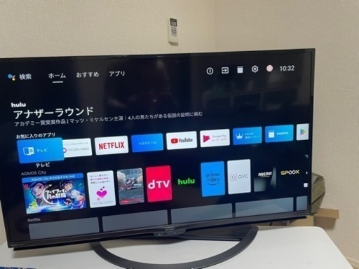 シャープ 45V型 Android TV AQUOS 4T-C45AJ1 4K