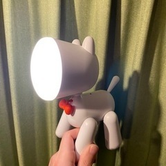 犬型ロボ LED デスクライト 調光 卓上ライト