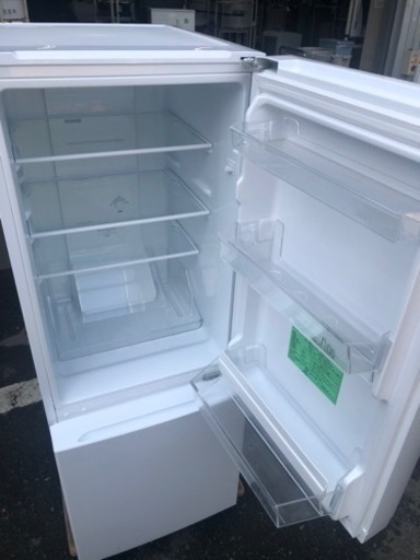 配送可能　2020年式　ヤマダ電機 2ドア冷蔵庫 (156L・右開き) ホワイト YRZF15G1
