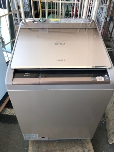 配送可能　日立 HITACHI BW-D10XTV N [ビートウォッシュ たて型洗濯乾燥機（10.0kg） 自動お掃除搭載 シャンパン]