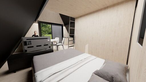 合掌造り 小屋 モジュラーハウス MODEL HOUSE