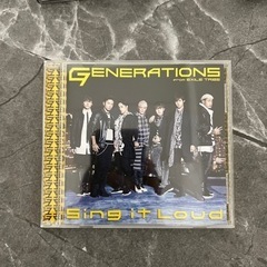 GENERATIONS CD Sing it Loud