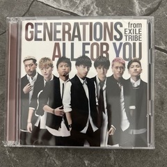 GENERATIONS CD ALL FOR YOU