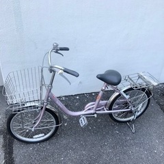 ピンク　20インチ　自転車　