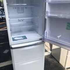 配送可能　三菱電機 MITSUBISHI ELECTRIC MR-C34Y-W [冷蔵庫 Cシリーズ （335L・右開き） 3ドア パールホワイト] 