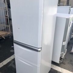 配送可能　三菱電機 MITSUBISHI ELECTRIC MR-C34Y-W [冷蔵庫 Cシリーズ （335L・右開き） 3ドア パールホワイト] 
