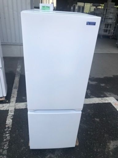 配送可能　2020年式　ヤマダ電機 2ドア冷蔵庫 (156L・右開き) ホワイト YRZF15G1