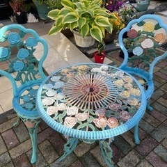 【購入者決定】ガーデンチェアー テーブルセット