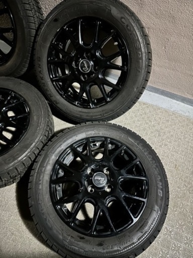 バリ溝 15インチ 4本セット スタッドレス ホイール 175/65R15