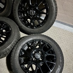 バリ溝 15インチ 4本セット スタッドレス ホイール 175/65R15