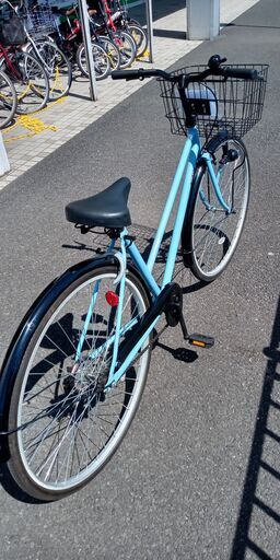 ☆ジモティ割あり☆ 軽快車 27インチ ブルー クリーニング済み SJ2030