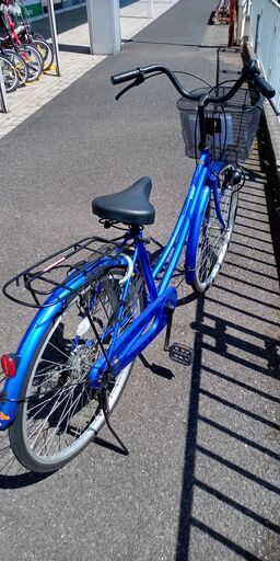 ★ジモティ割あり★  軽快車 26インチ ブルー クリーニング済み SJ2032 ☆ジモティ割あり☆ 軽快車 26インチ ブルー クリーニング済み SJ2032