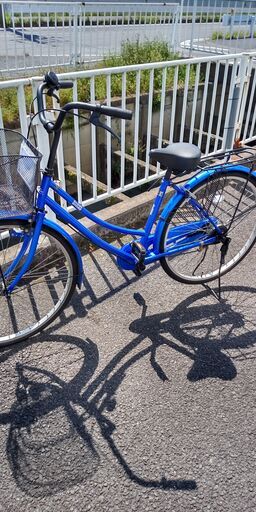 ★ジモティ割あり★  軽快車 26インチ ブルー クリーニング済み SJ2032