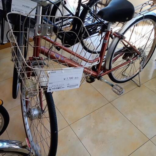 ★ジモティ割あり★  自転車 ２6インチ ブラウン クリーニング済み OJ589