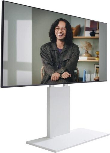 【未使用】 壁寄せテレビスタンド WALL V2 ロータイプ （2020モデル）サテンホワイト