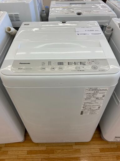 ★ジモティ割あり★ Panasonic 洗濯機 6.0ｋｇ 19年製 動作確認／クリーニング済み YJ061