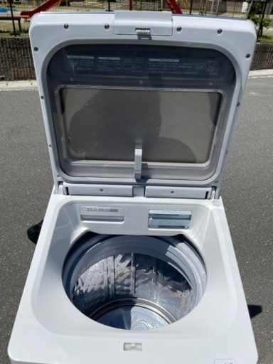 100,000円→90,000円　大幅に値下げしました。⭐︎長期保証付き　美品　2022年製　SHARP  11/6kg乾燥機能付き洗濯機　ES-PW11F-N