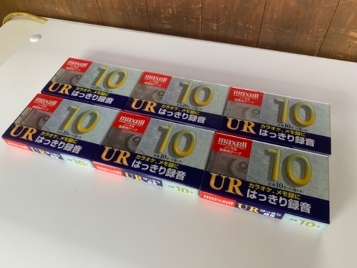 maxell マクセル カセットテープ UR-10M 6本セット