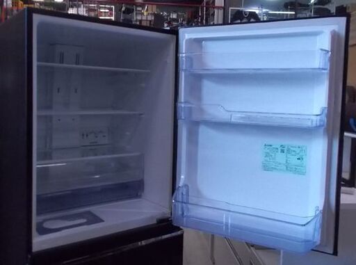 三菱 大型冷蔵庫 3ドア 330L 2021年製 MR-CX33F-BR ノンフロン ブラウン 300Lクラス 自動製氷 右開き 札幌市東区 新道東店