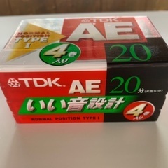 TDK カセットテープ AE20 4本セット