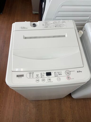 洗濯機 No.7890 YWM-T60H1 ヤマダ電機 2021年製 6kg