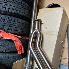 17クラウン JZS173、175前期用ストレートフロントパイプ　FR用