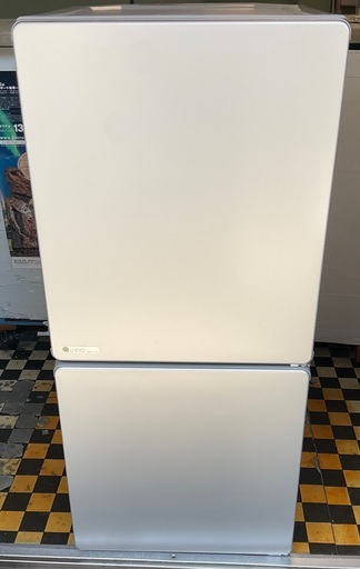 【RKGRE-151】特価！ユーイング/110L 2ドア冷凍冷蔵庫/UR-J110H/中古品/2016年製/当社より近隣無料配達！