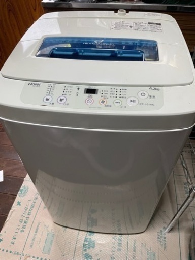 美品　ハイアール　4.2キロ　17年製