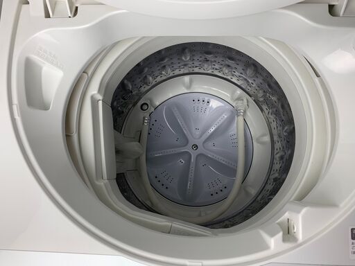(230427)　シャープ　全自動電気洗濯機　5.5kg　ES-G5E5-KW　2018年製