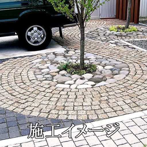 土日引き取り対応可 天然黄御影石 中国産 Ｇ682 ピンコロ DIYで庭を豪華に - ガーデニング