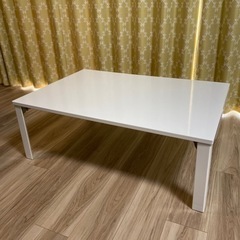 折りたたみテーブル(白)/幅900mm×幅600mm×高さ318mm