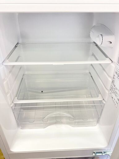 ヤマゼン 2ドア 冷蔵庫 106L 2020年製 YFR-D111 一人暮らし　新生活　部屋用冷蔵庫　事務所用冷蔵庫　サブ冷蔵庫　ミニ冷蔵庫