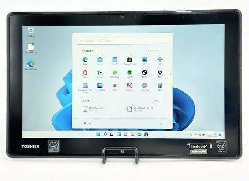 送料無料 保証付 高速SSD 11.6型 タブレットパソコン 東芝 V714/K 美品