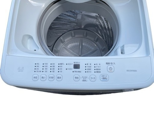 アイリスオーヤマ 4.5kg 洗濯機 2021年製 IAW-T451 0427-21