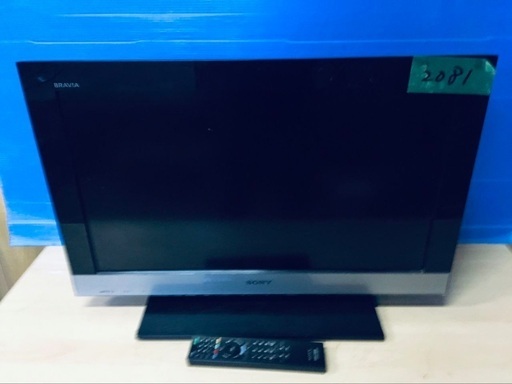 ♦️EJ2081番SONY 液晶テレビ 【2011年製】