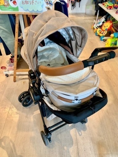 ■店頭引取限定■美品☆エールべべ　ベビーカー　フラコット♪定価66000円