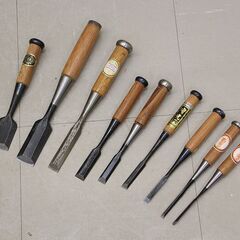 在銘 のみ ノミ 彦正 庀善 千力 他 まとめて大工道具 (HD1552mhrY)