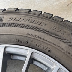 20ヴェルファイア 215/65R16 6.5J +38 114.3 16インチ スタッドレス