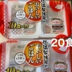 アイリスフーズ　低温製法米のおいしいごはん　20食分