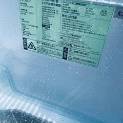 ET2107番⭐️ツインバードノンフロン2ドア冷凍冷蔵庫⭐️2021年式