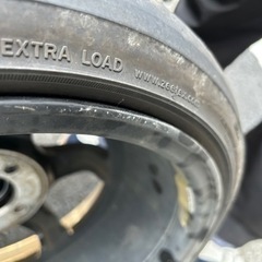 15インチ 6.5j 4穴 PCD100 ホイールタイヤ付き 急募