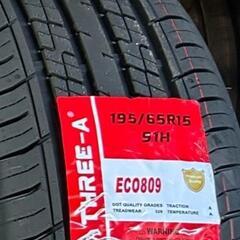 🌞195/65R15⭐工賃込み！新品未使用！プリウス、ノア、ヴォクシー、エスクァイア、アイシス、ウィッシュ、オーリス、カローラフィールダー、セレナ、アクセラ、インプレッサ等に！THREE-A製サマータイヤ入荷しました🌞
