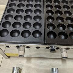 DAITO LPガス用 3連  たこ焼き機 タコヤキ たこやき  84穴　業務用たこ焼き器 プロパンガス 屋台　未使用品